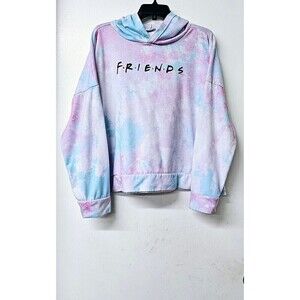 FRIENDS PJAMMIE Multicolor Cozy Pullover Hooded Women Sweater Hoodie (XL)
